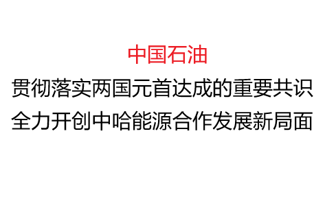 中国石油贯彻落实两国元首达成的重要共识